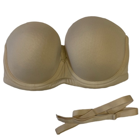 EUC Wacoal Convertible Strapless Nude Bra | 32 E / 32 DD - Picture 1 of 3